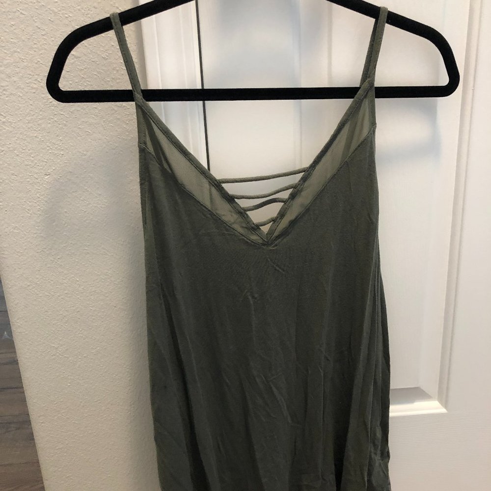 Olive Green Tank Top